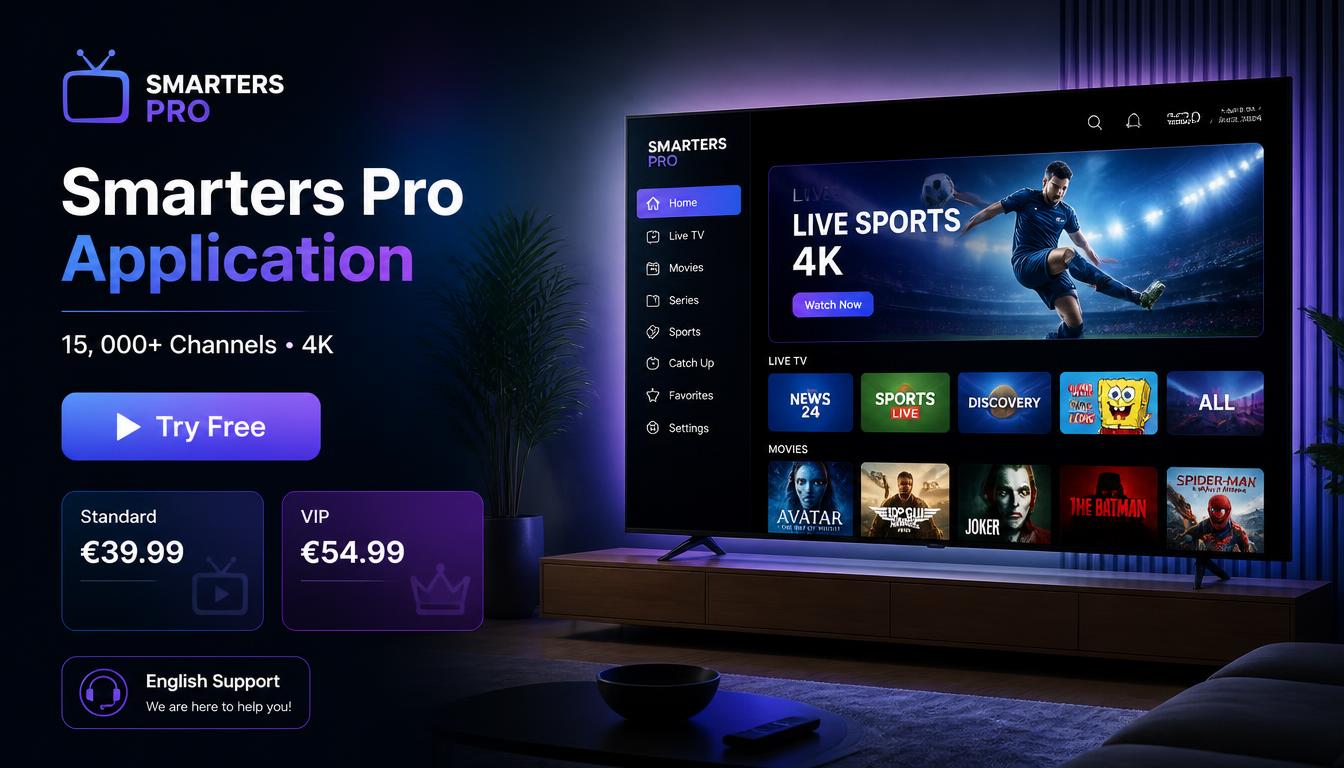 Smarters Pro Application: Best IPTV Deal 2026!